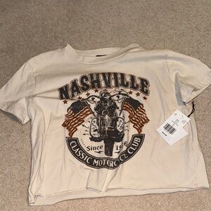Nashville Classic Motorcycle Club womens T-Shirt - Cream